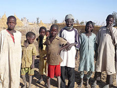 Darfur refugee children in a U.N. camp in Chad.