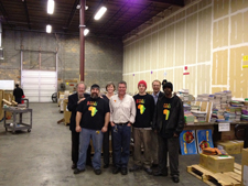 Dr. Pat Plonski,Tom Warth and the Atlanta warehouse staff.