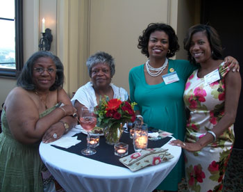Guests at the reception included new BFA board members Sabrina Jackson (Coca Cola North America) and Donna Ford (Johnson Controls), pictured here on the right.