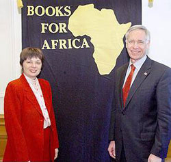 University President Bob Bruininks and State Senator Sandy Papas 