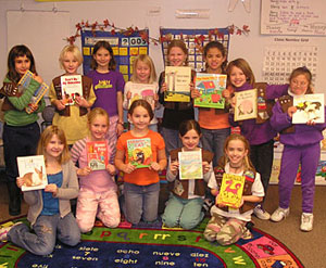 Girl Scouts from Expo Elementary School in Saint Paul, Minnesota