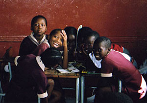 Students from the Eshowe region of Kwazulu Natal in South Africa