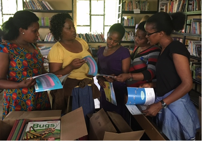 Primary school teachers in Tanzania look forward to using new teaching materials